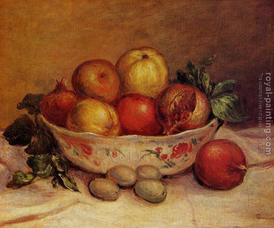 Pierre Auguste Renoir : Still Life with Pomegranates